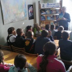 Урок краеведения«Венок Гагарину»  был проведен для учащихся Серго-Ивановской начальной школы