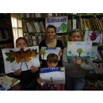 30.10.13 в Самуйловской библиотеке был проведен конкурс рисунка"Живописная экология".Победителям