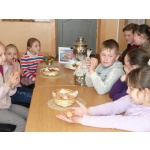 20 апреля в Клушинской библиотеке прошла познавательная  программа « Пасхальный Благовест».