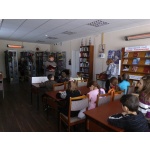8.11.13 в Баскаковской библиотеке прошла викторина "Наши гости-герои сказок",которое прошло с детьми