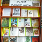 Книжно-иллюстративная выставка «Про леса и лесные чудеса».